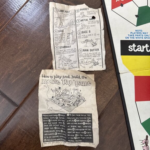 Mouse Trap Vintage Board Game 1982 by Ideal Original Box Near Complete - Picture 2 of 10